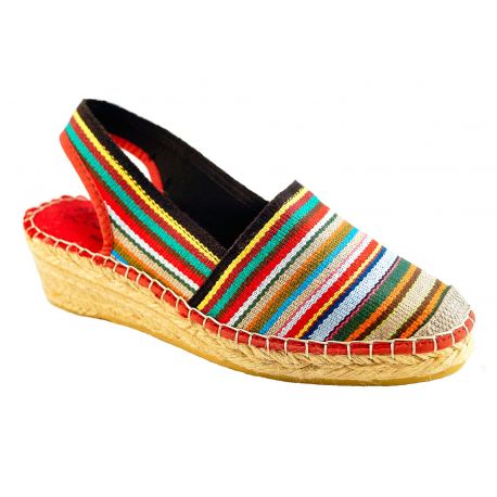 Espadrilles Nu-pieds Bayadère 471 