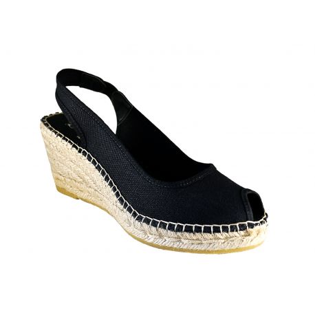 Espadrilles Nu-pieds Noir 660