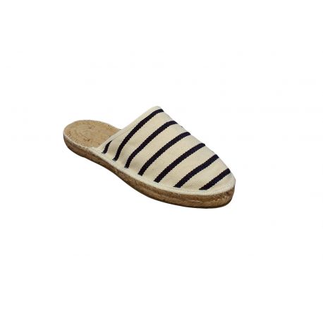 Mule espadrille 415 ecru/marine